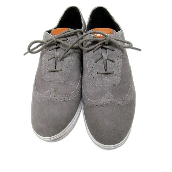 Cole Haan Grand O.S. Suede Wingtip Lace Up Oxford Sneakers Women's Size 7.5 - Picture 8 of 12